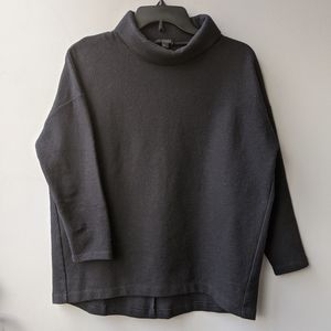 COS black wool turtleneck sweater, XS